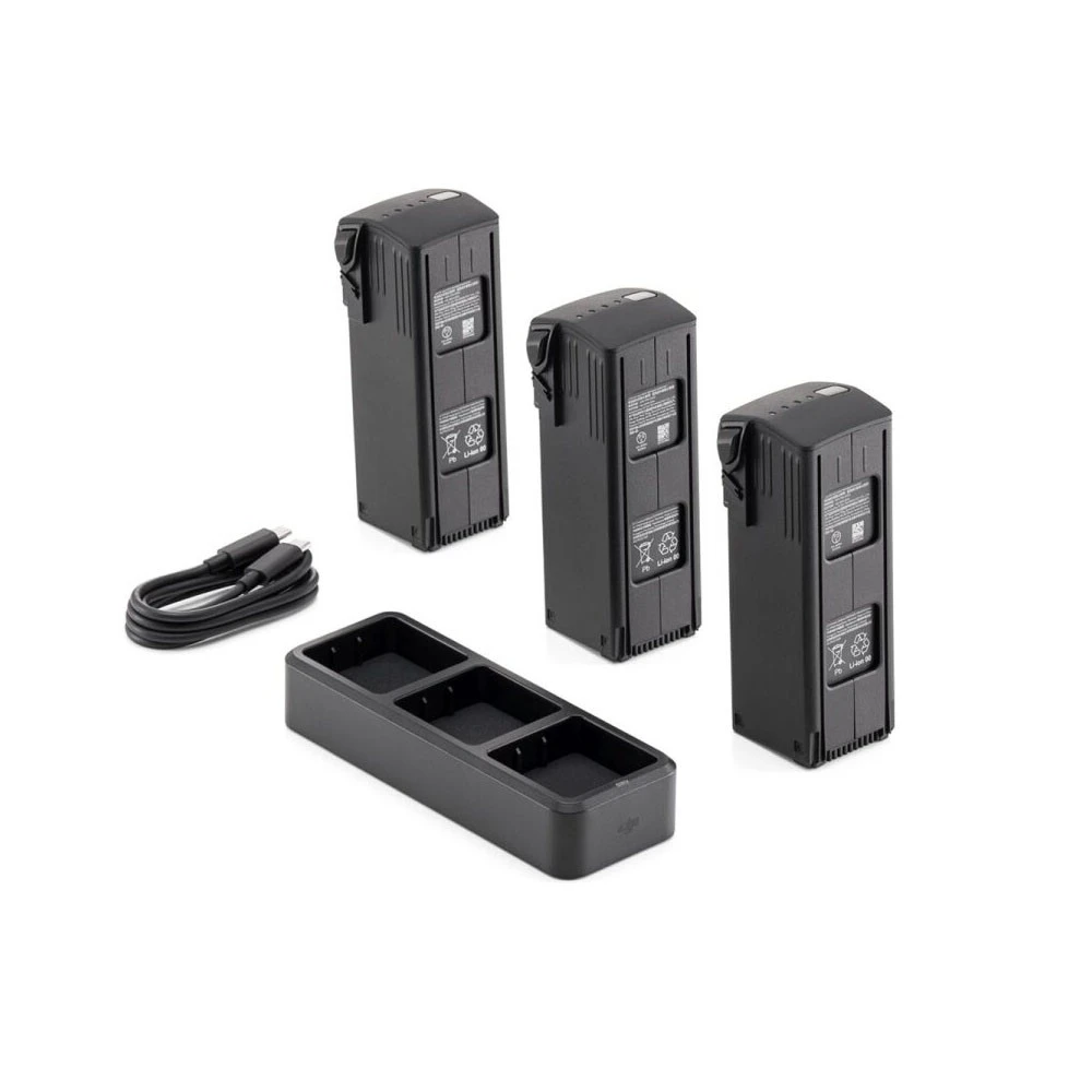 DJI Drohnen DJI Battery Kit (Part05) 3x Akku mit Ladegerät Mavic 3