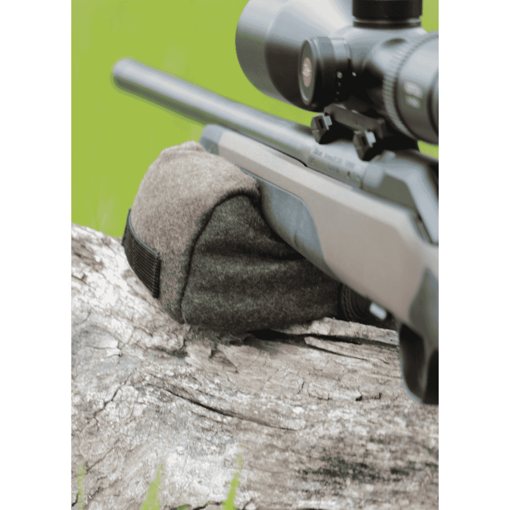 Hedlund Loden Schießwuerfel braun mit Waffe2