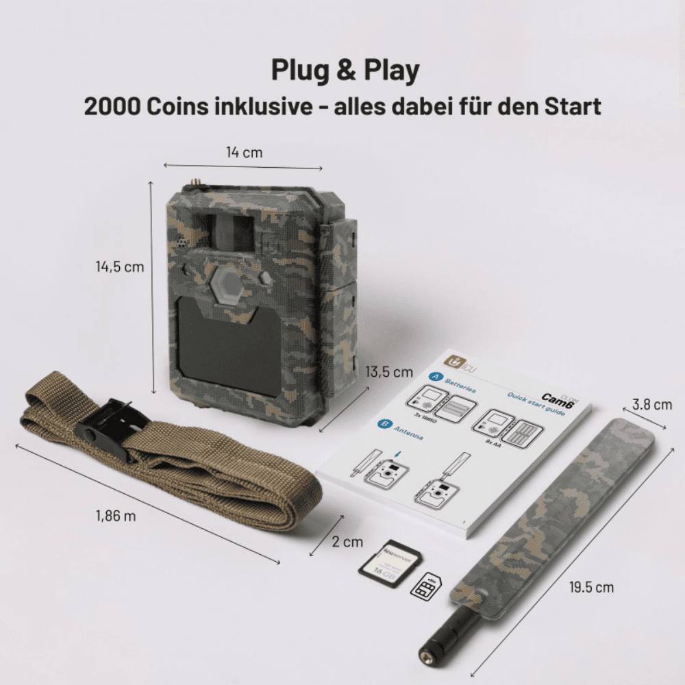 ICU SERVER CLOM Cam6 Maße