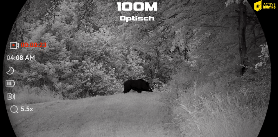 Hikmicro Habrok 4K Aufnahme 100m Optisch