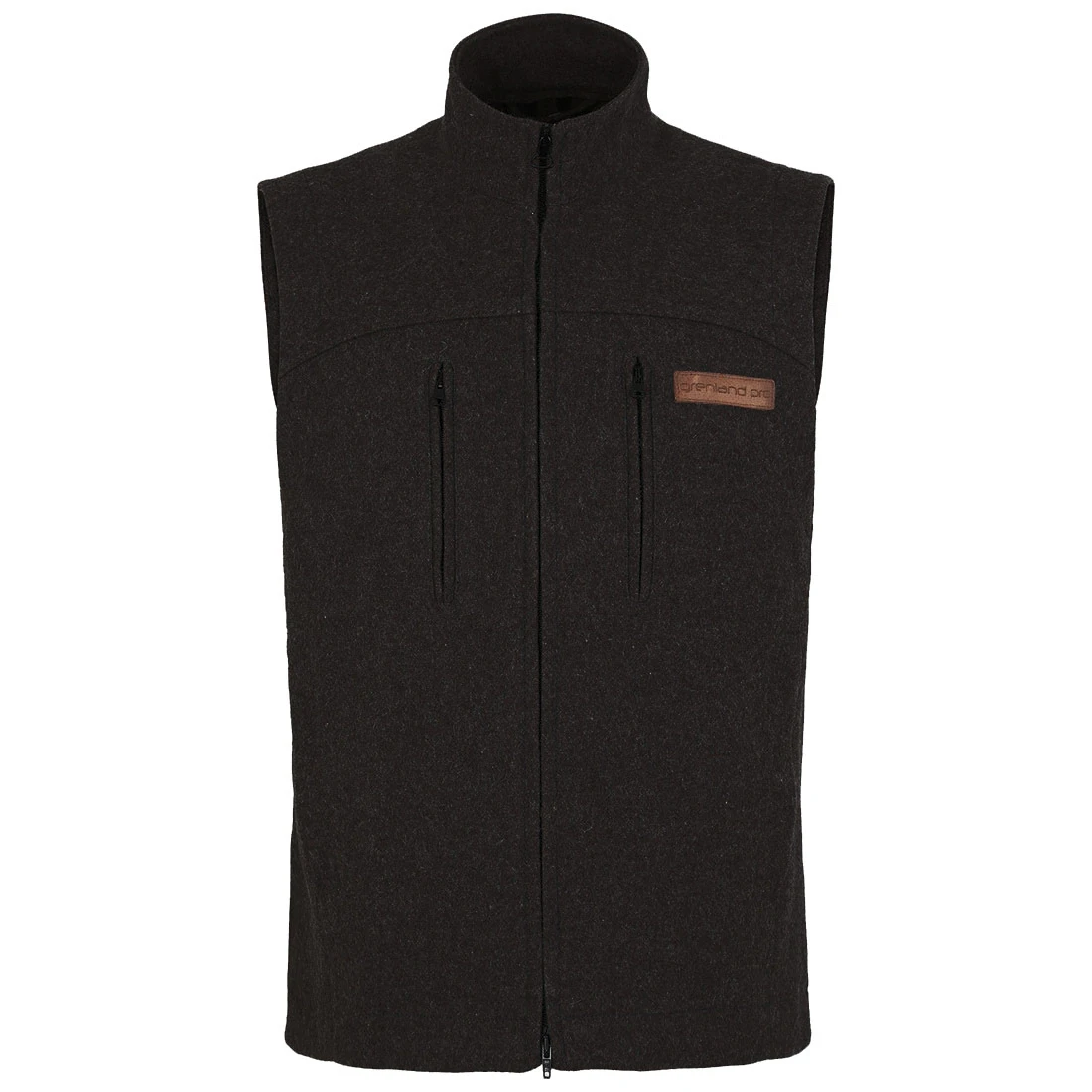 Hedlund Grenland Black Classic Herren Lodenweste Vorderseite