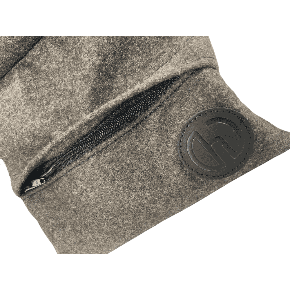 Hedlund Loden Schiessauflage mit Seitenfluegeln braun Tasche