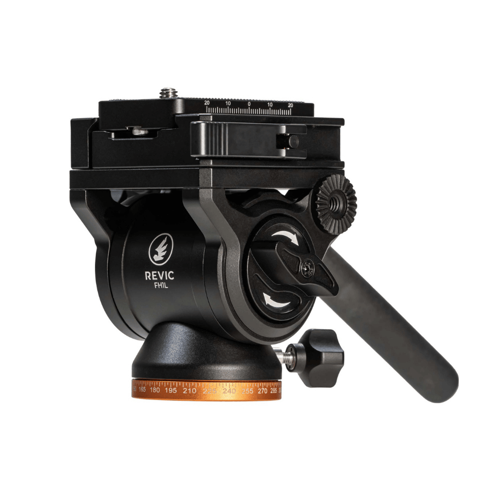 Revic FH1L Fluidkopf mit Hebelklemme seitlich vorne 2