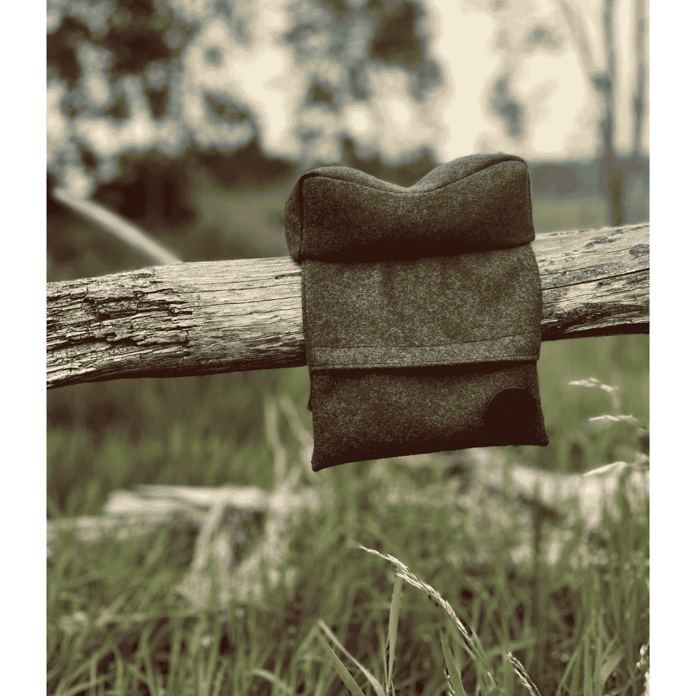 Hedlund Loden Schiessauflage mit Seitenfluegeln braun Natur