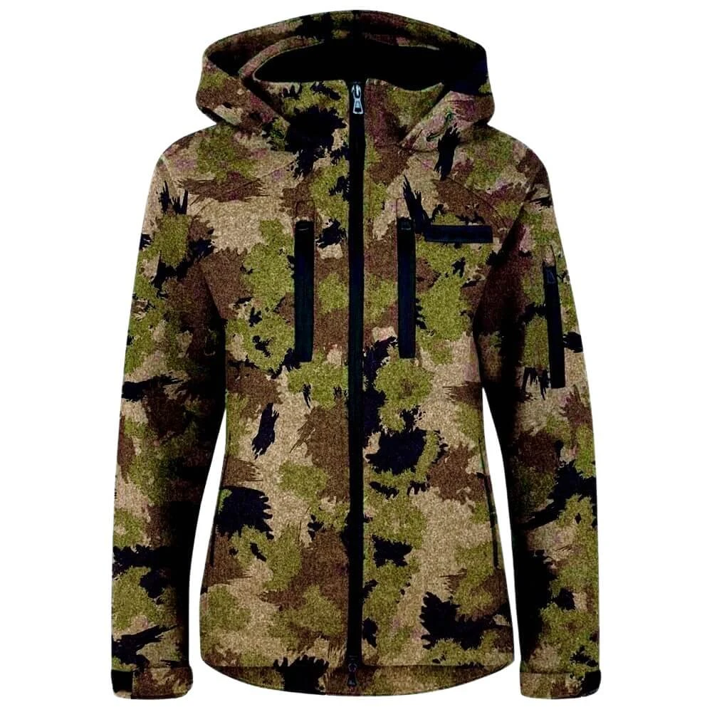 Hedlund Leka Pro Silent Forest - Damen Lodenjacke aus Pro Camo Loden