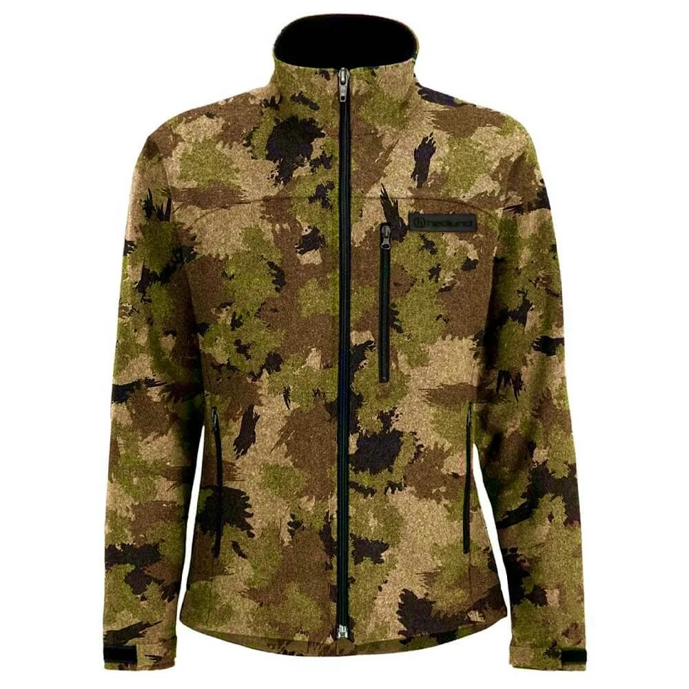 Hedlund Larvik Pro Silent Forest - Herren Camo Lodenjacke aus Pro Loden