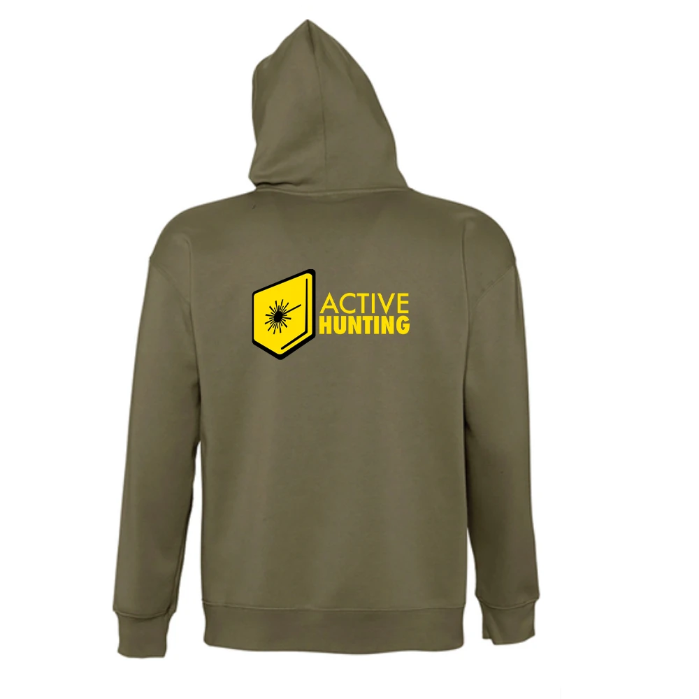 Active Hunting Hoodie oliv Rückseite