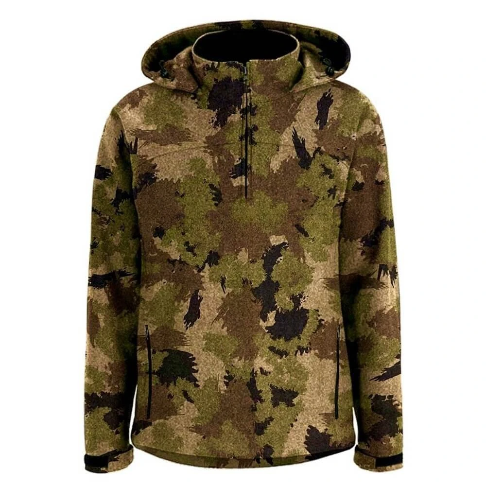 Hedlund Alta Ultralight Silent Forest - Merino Camo Lodenhoodie