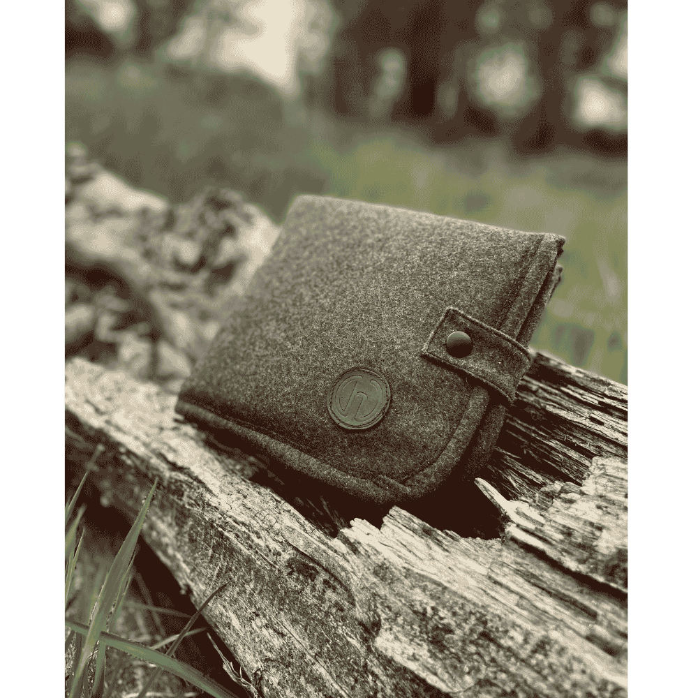 Hedlund Loden Sitzkissen Natur gefaltet