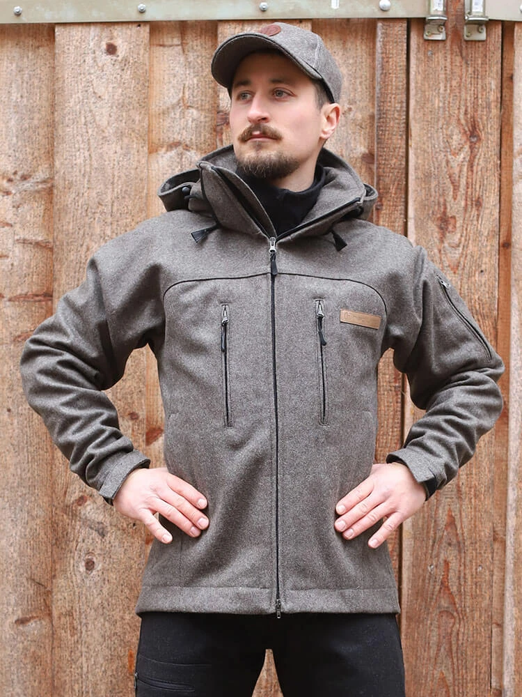 Hedlund Grenland Pro - Herren Lodenjacke an Model