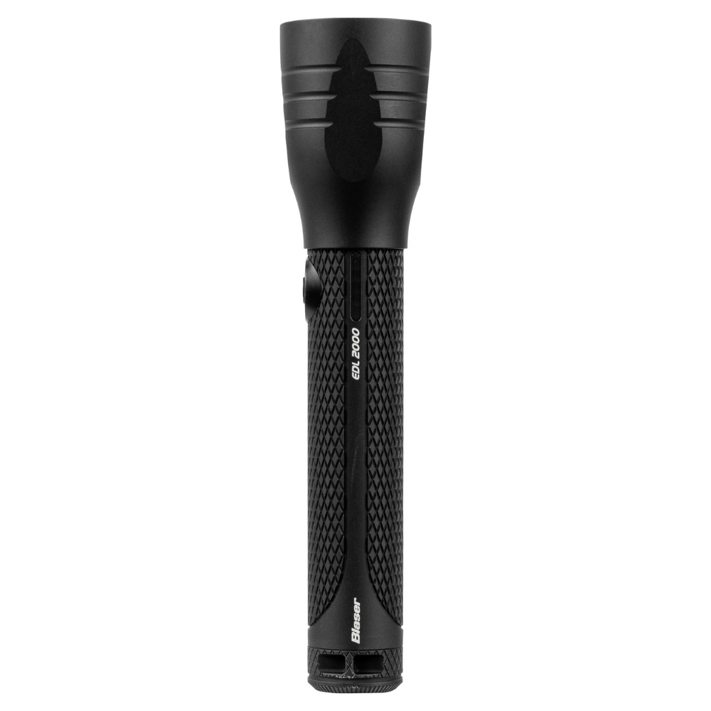 Blaser Taschenlampe EDL 2000 schwarz stehend vorne